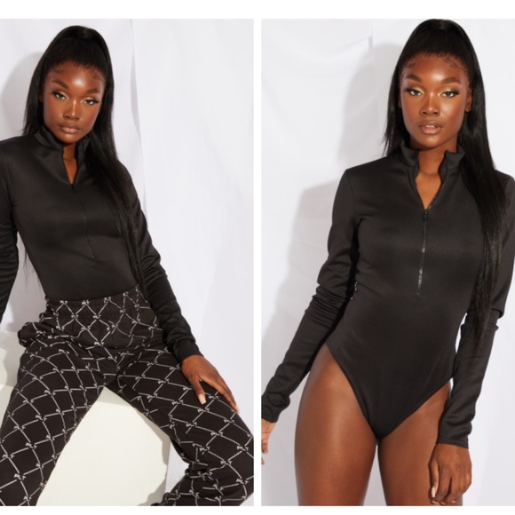 Pretty Littke Thing scuba high neck bodysuit. Worn a couple of times - Picture 2 of 5